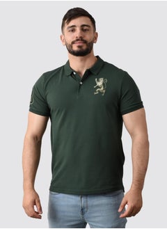 اشتري Men's Lion Polo - Green في السعودية