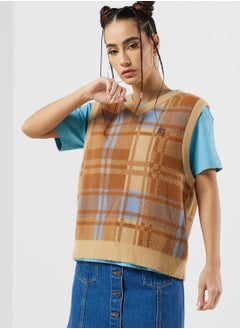 Buy Checked Sweater Vest in UAE