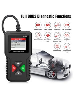 Buy OBD2 Scanner YA101 Auto Code Reader for Check Engine Light,O2 Sensor,EVAP Test,On Board Monitor Test,Smog Check,OBD2 Diagnostic Scan Tool for All OBD2 Cars Since 1996 Upgrade Version in Saudi Arabia