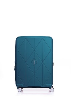 اشتري American Tourister ARGYLE hard spinner luggage cabin TSA 55cm - teal في السعودية