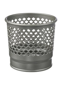 Buy Candle Holder Grey 9 Cm in Saudi Arabia