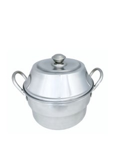 اشتري Idli Pot 9-Pit, Aluminium Ploished Pan, Silver في الامارات