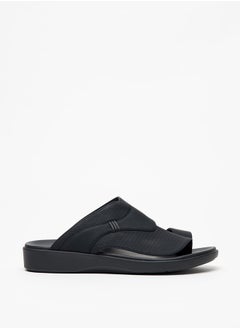 اشتري Men's Textured Slip-On Arabic Sandals في السعودية