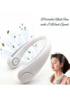 Buy Portable Neck Fan with 3 Wind Speed in UAE