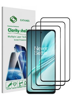 اشتري 3 Pack OnePlus Nord N30 SE Screen Protector 9H Hardness Scratch Resistance Screen Protector Touch Sensitive Case Friendly Tempered Glass Film في الامارات