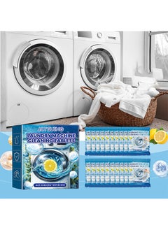 Buy 20 Pcs Washing Machine Cleaner Effervescent Tablets, Washing Machine Cleaner Descaling Agent, Deep Cleaning Tablets, Suitable For Washing Machine Cleaning, Sterilization, Dirt Removal in Saudi Arabia