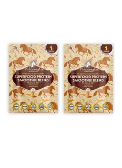 Buy Wazoogles Organic Gluten Free & Vegan Superfood Protein Blend, Vanilla Sky, 33g Pack of 2 in UAE