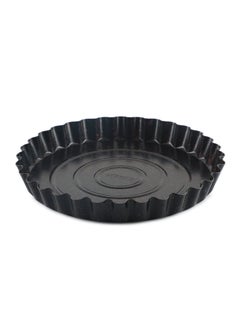 اشتري 11 inch Pie Pan Tart Pan With Marble Coating, Fluted Pizza Pan 28 cm Quiche Pan Round Tart Pie Pan Nonstick Deep Baking Dish Pie Plate Mold في الامارات