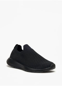 اشتري Textured Slip-On Walking Shoes في السعودية