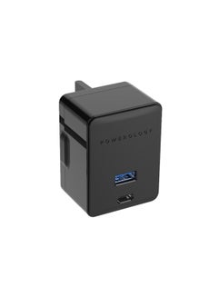 Buy Dual Port Charger Ultra-Quick 36W - Black in UAE