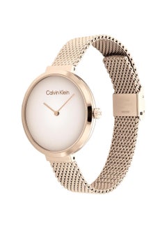 Buy Analog Round Waterproof  Wrist Watch With Gold Strap 25200080 in Saudi Arabia