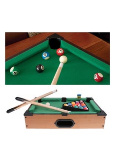 Buy Mini billiard table Pool Set Children Tabletop Ball Game 21pcs Miniature Billiard Set For Kids Adults in UAE