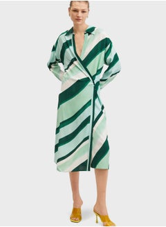 Buy Printed Wrap Dress in UAE