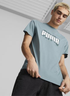 Buy PUMA Mens Graphics Wording Short Sleeve T-Shirt in UAE