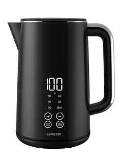 Buy 1.7L Smart Electric Kettle with Touch Panel and BS plug 2000W - Black in UAE