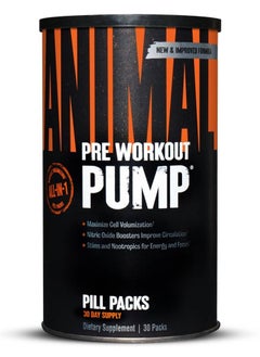 Buy ANIMAL Pump Pre-Workout Energy Supplement - 30 Count in Saudi Arabia