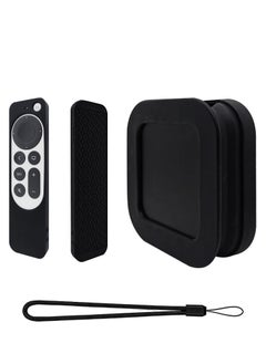 Buy Silicone Case for 2023 Apple TV 4K, Siri Remote Cover, Silicone Protective TV Box Case, Remote-Control Sleeve Foldable of Protective Sleeve Shell for protecting electronic products in UAE