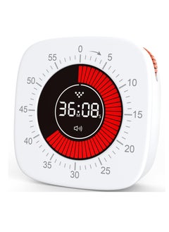 Buy Visual Timer for Kids, Timers for Classroom, Digital Timer with 60-Minute Countdown, Rechargeable, Silent Timer with 4 Alarm Modes, Kitchen Cooking, Homeschool Supplies, ADHD Tools for Kids and Adults in UAE