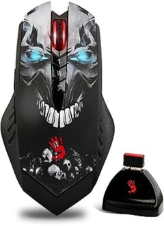 Buy Bloody R80 Wireless Gaming Mouse - 4 Core Activated - Rechargeable 600mAh Li-battery - 6 Sniper Modes - 4,000 CPI - Light Strike 0.2ms Response - Metal Armor Boot - Assure zero-lag | Skull in Egypt