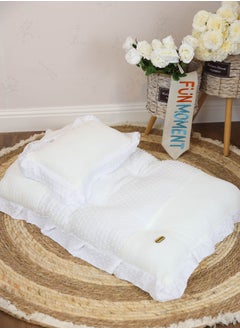 Buy Newborn bedding with pillow soft and gentle on the skin suitable for newborns 60×70×7cm in UAE