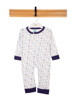 Buy BabiesBasic 100% cotton Printed Long Sleeves Jumpsuit/Romper/Sleepsuit for babies in UAE