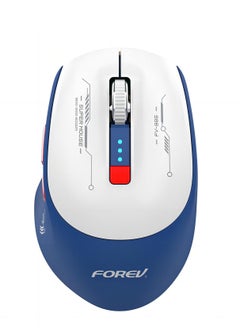 Buy 2.4G Wireless/Bluetooth Mouse,3-level DPI Adjustment,Wireless Silent Mouse for Office Work - Black in Saudi Arabia