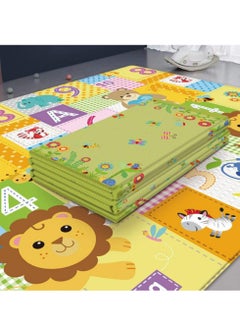 اشتري Baby Play Mat, 180 * 100cm Play Mat for Infants Non-Toxic Baby Rug Cushioned Baby Mat Waterproof Playmat Reversible Double-Sided Kindergarten Mat Kid Toddler Crawl Playmat في الامارات