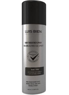 Buy Luis Bien Hair Thickening Spray,Hair Fiber for Men,Women-Hair Building Fibers -Full and Thick Hair Instantly-Undetectable,Water Resistant Formula-Hair Fiber Black 100 ML… in UAE
