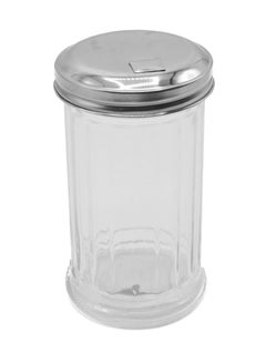 Buy Glass sugar dispenser with stainless steel lid -350ml in Saudi Arabia