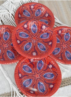 Buy Plastic Ramadan Plates 5 Pieces in Saudi Arabia