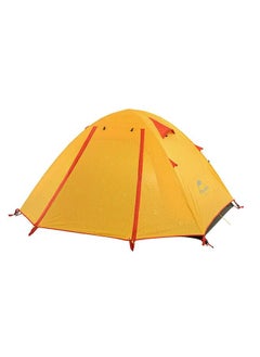 Buy P-Series Aluminum Pole Tent With New Material 210T65D Embossed Design-3 Man -Yellow in Saudi Arabia