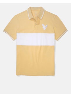اشتري AE Colorblock Pique Polo Shirt في السعودية