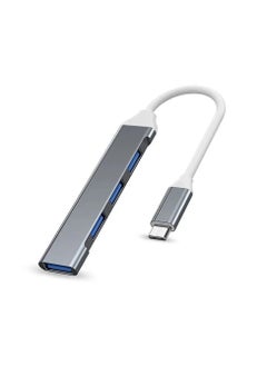 Buy USB Type C HUB MINI USB3.1 Multi 4 Port 4 in 1 Aluminum Alloy Splitter Adapter OTG For Samsung Macbook Pro Air PC Notebook in Saudi Arabia