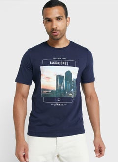 Buy Graphic Crew Neck T-Shirt in UAE