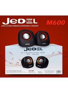 Buy Jedel M600 Multimedia Portable Speaker - Black in Saudi Arabia