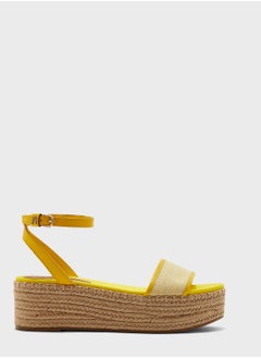 Buy Woven Platform Wedge Sandals in UAE