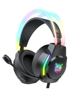Buy X26 Head Beam Head-Mounted Luminous Noise Reduction Computer Gaming Headset for E-Sports in Saudi Arabia
