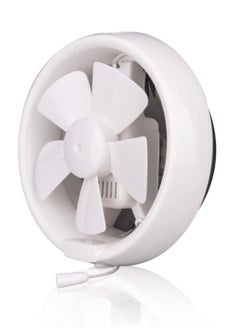 Buy Standard Kitchen Extractor Fan 22W 8inch，Silent Fan With Window，Extraction Ventilation Fan Bathroom Kitchen，Bathroom Wall Mounted Ceiling in UAE