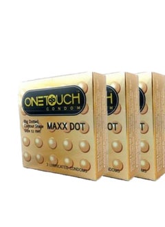 اشتري ONETOUCH Maxx Dotted Condoms -3 Pack -3pcs في مصر