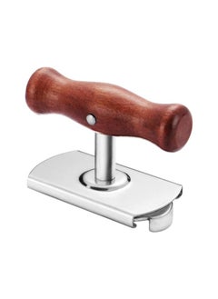 Buy Manual opener, stainless steel adjustable 1-4 Inch Cover Colour:Wood in UAE