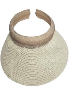 Buy MerryGlam Women Beach Hat | Brim Straw Girls Summer Woven Bucket Cap_ Travel Foldable Floppy UV Protection Sun Beach Hat in UAE