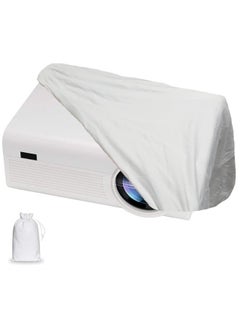 اشتري Projector Dust Cover Nylon Stretchy Outdoor Movie Video Projector Covers for Ceiling Mounted Universal Projectors Storage Bag Case Protective Covers (1PCS-White) في الامارات