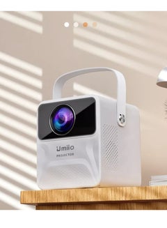 Buy HD Smart Projector white Android + Remote Control + Netflix + YouTube in UAE
