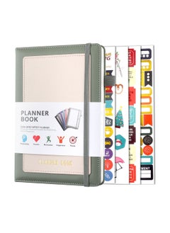 Buy A5 Weekly Monthly Life Planner Strap Notebook and Gold Stamping Sticker in UAE