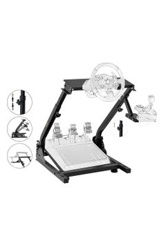 Buy Gaming Simulator Racing Steering Wheel Stand for Logitech G25, G27, G29, G920, TX F458, T500RS, T3PA-PRO (F1/GT), Not Including Wheel, Shifter and Pedals in Saudi Arabia