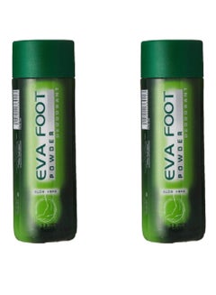 Buy Two pieces of Aloe Vera Foot Powder Deodorant 2*50g in Saudi Arabia