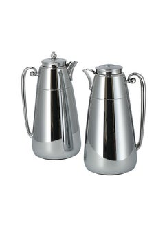 Buy Set of 2 Pieces Vacuum Flask Steel in Saudi Arabia