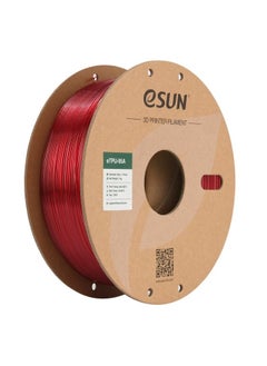 Buy eSUN eTPU- 95A Flexible 3D Print Filament, Transparent Red,1 kg in UAE