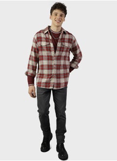 Buy Checked Regular Fit Shirt in Saudi Arabia