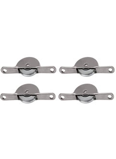 اشتري Pack Of 4 Steel Wheel 1 Inch Gru302 Made In Taiwan Pulley Sliding Gate Wheel Rigid Caster Heavy Duty Wheel في الامارات